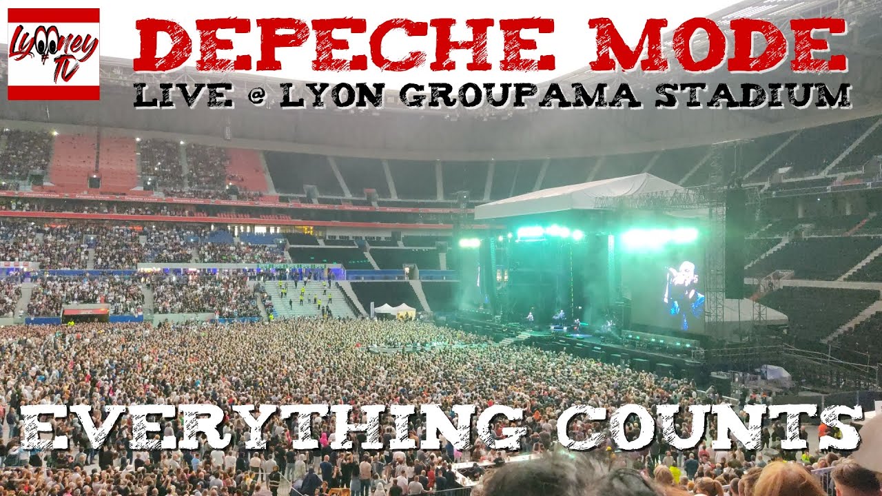 🔥 EVERYTHING COUNTS - DEPECHE MODE @ Lyon GROUPAMA STADIUM [2023.05.31] - 2023