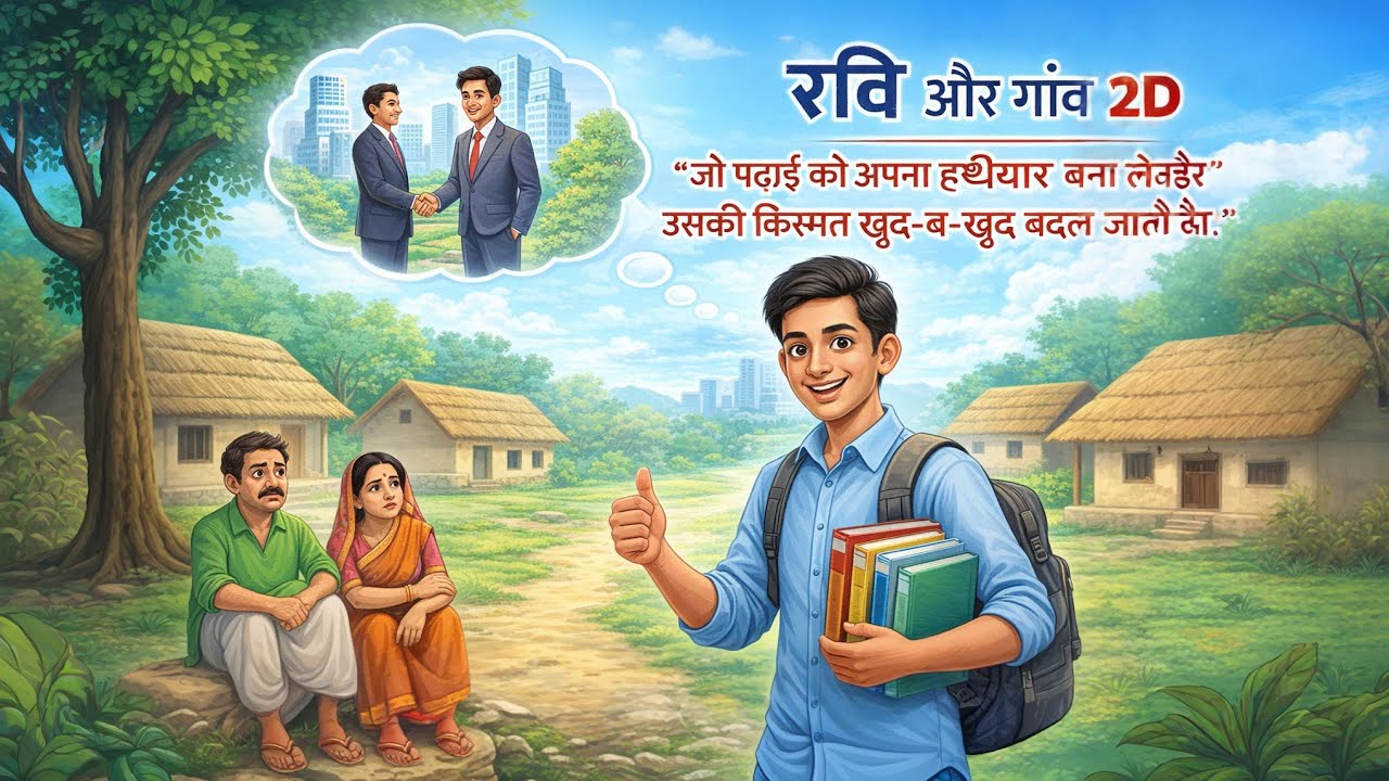 🔥 “मेहनत की जीत”🔥 “रवि बना टॉपर” hindi story 