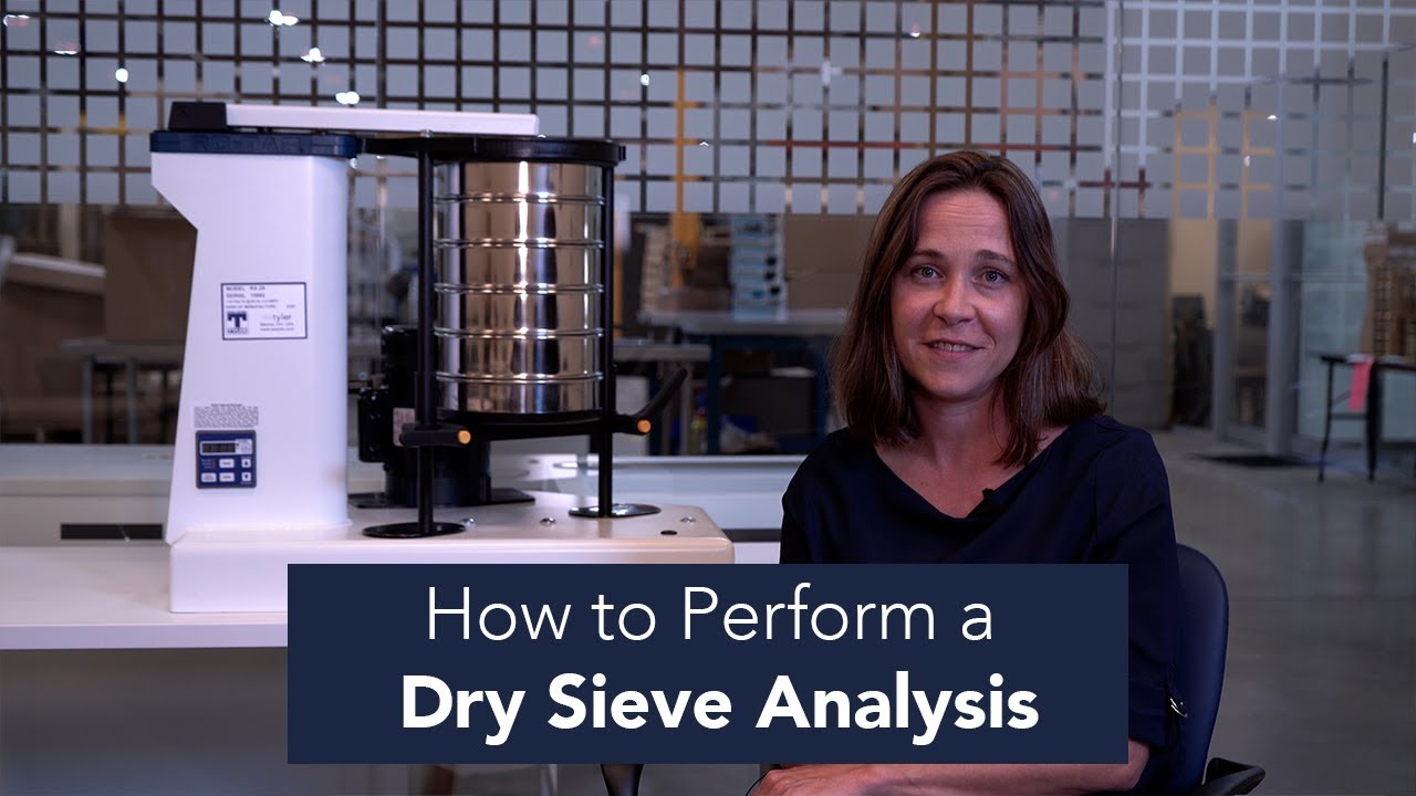 How to Perform a Dry Sieve Analysis [Instructional]