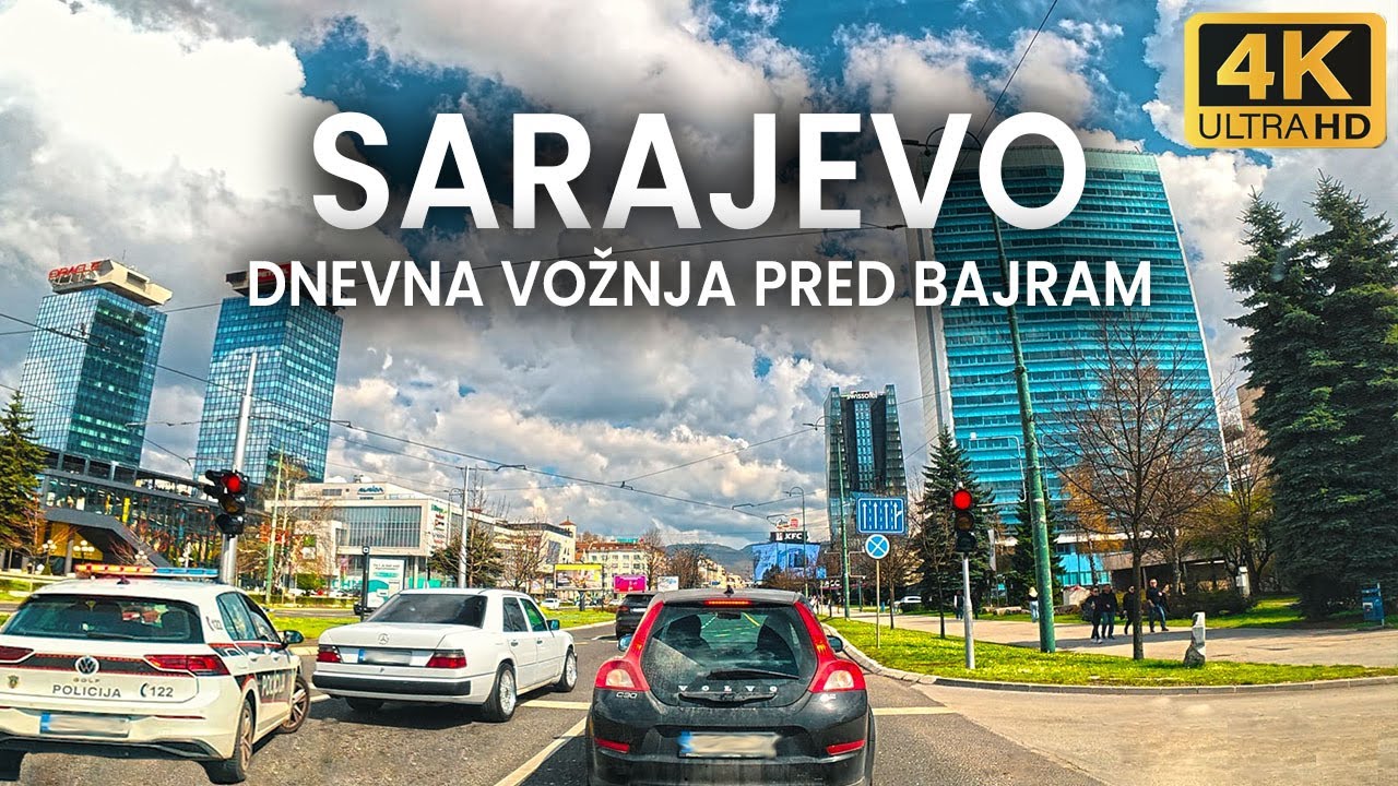 【4K】Provozali smo se glavnim sarajevskim saobraćajnicama pred Bajram #sarajevo #automobile #travel