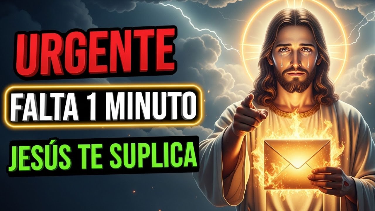 DIOS DICE: URGENTE — ¡EL ARCÁNGEL MIGUEL TE SUPLICA! SOLO QUEDA 1 MINUTO… ESCUCHA YA