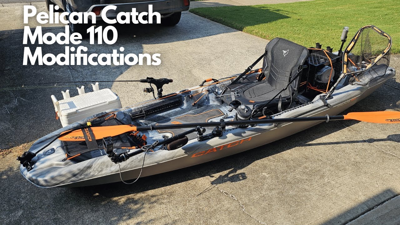 The BEST Practical MODIFICATIONS for the Pelican Catch Mode 110 Kayak + Kydex Keel Guard