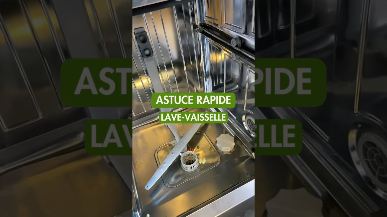 Entretiens lave vaisselle #cleaning #shorts #tips #life #kitchen #cuisine #viralvideo