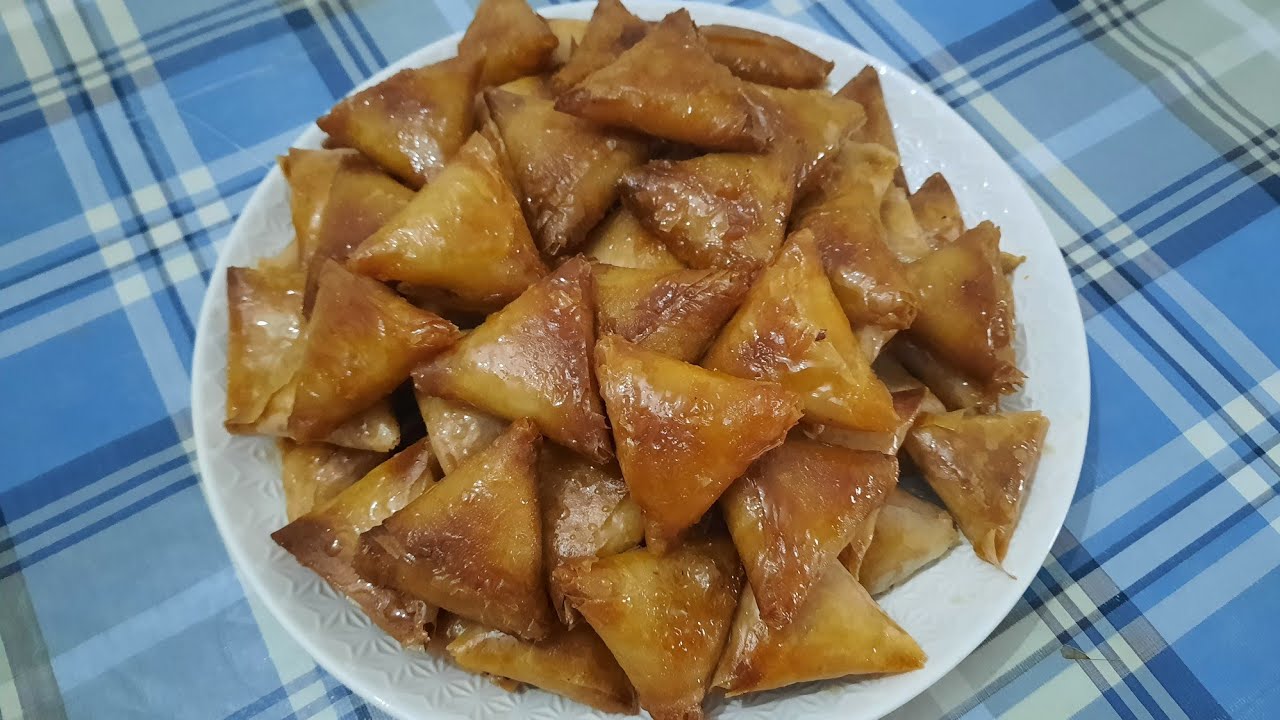 briwat de cacahuetes/ dulce marroquí para ramadán.