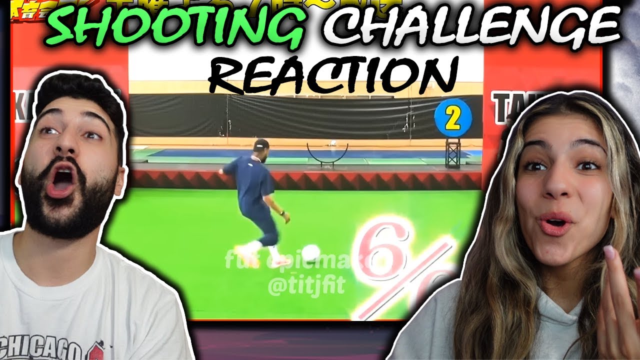 Mbappe vs Neymar vs Ramos Funny Shooting Challenge in Japanese Show Reaction!