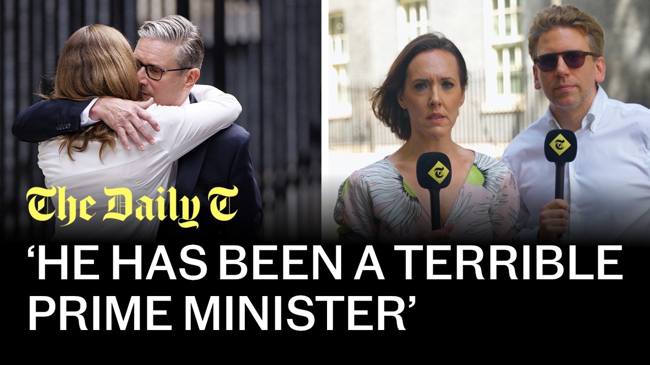 Tearful Starmer resigns with &lsquo;gaslighting&rsquo; exit speech | The Daily T