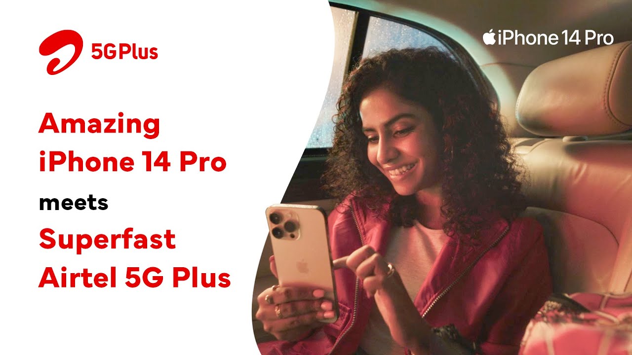 Stunning Display Meets Ultrafast Speeds | iPhone 14 Pro x Airtel&nbsp;5G&nbsp;Plus