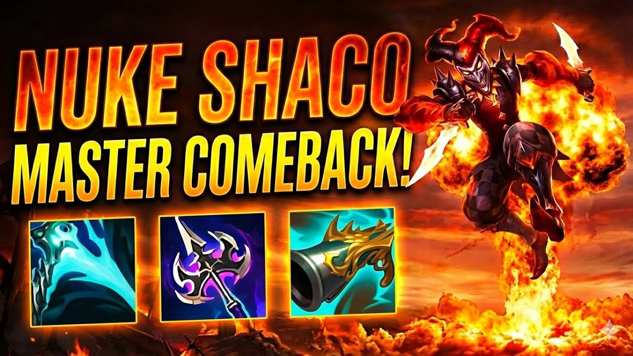 Nuke Shaco carrying a Lost Game 🤠 - S16 Master [League of Legends] Full Gameplay - Infernal Shaco