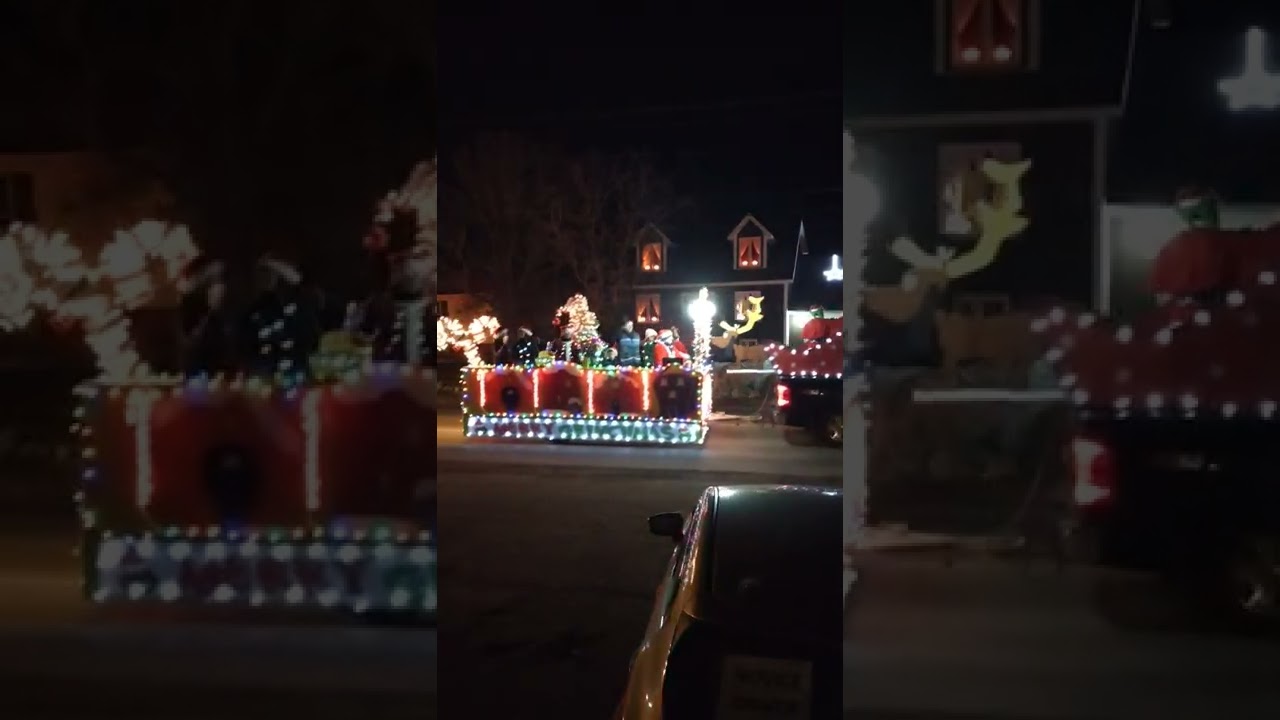 Santa Claus parade at lewisporte nl