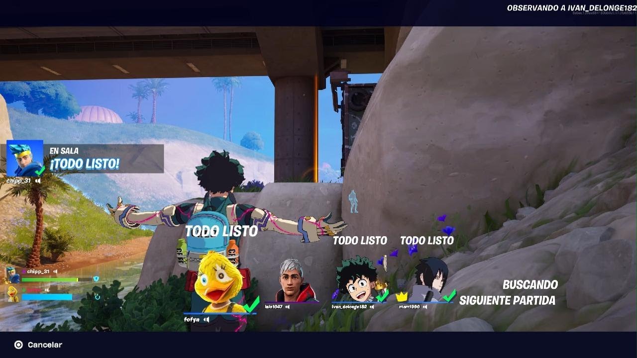 Fortnite ganamos con la vara de la verdad en el agua