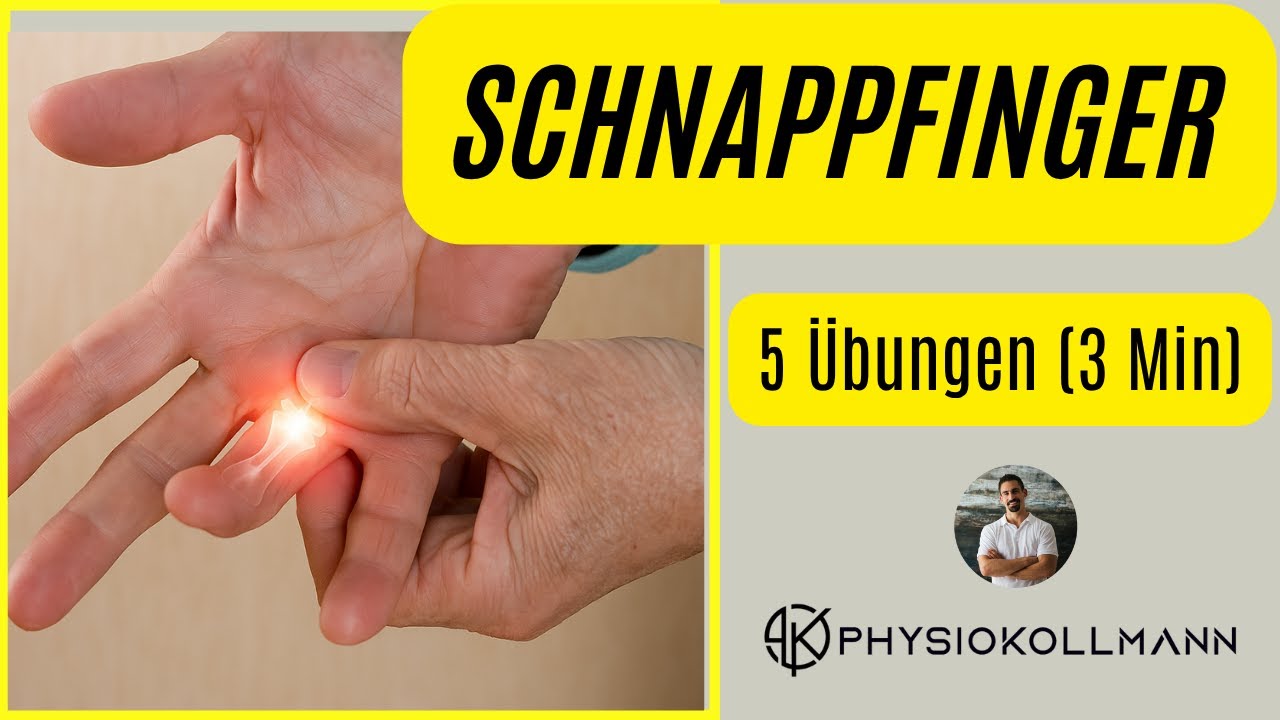 Du spürst ein Klicken / Schnappen beim Beugen eines Fingers? 👉5 Übungen (3 Min)