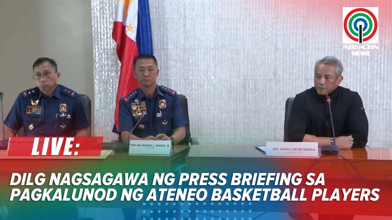LIVE: DILG Sec. Jonvic Remulla holds press briefing on Ateneo drowning incident in Aurora | June 26