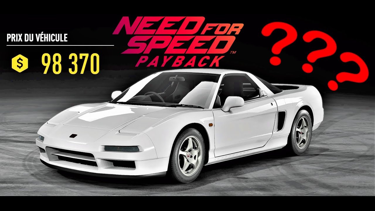 NFS Payback custom NSX Type R 900HP