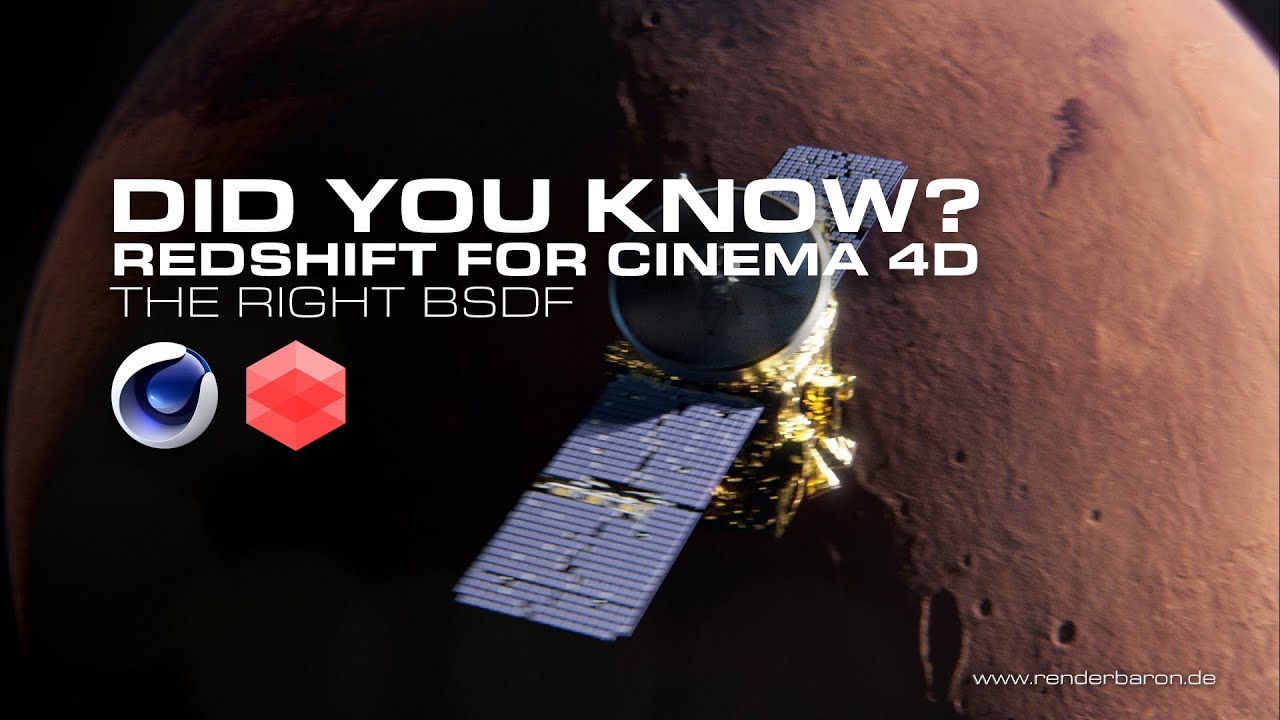 Did You Know? Redshift for Cinema 4D: The Right BSDF