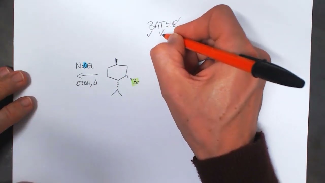 Elimination reactions - examples