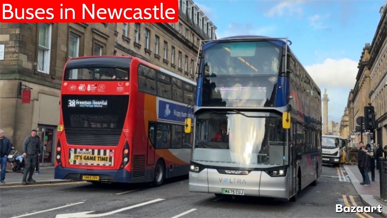 Buses in Newcastle City Centre • CentralScotlandBuses