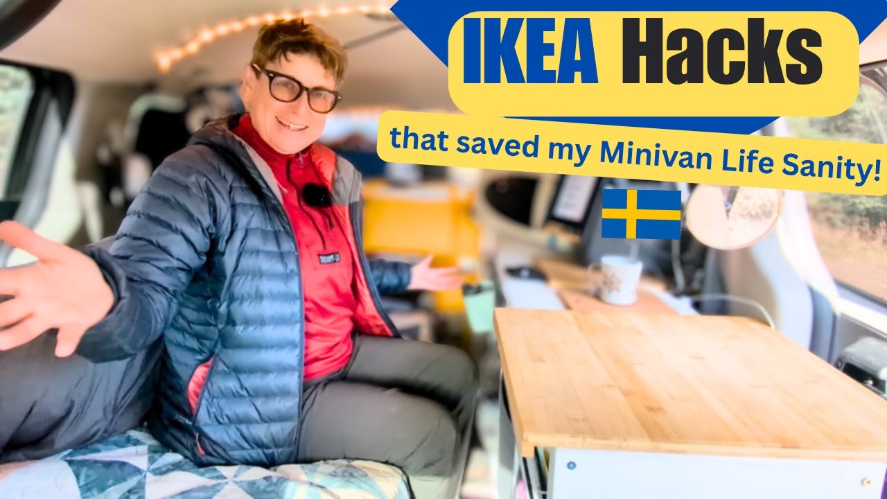 Поход и общение в Скалистых горах + недорогие аксессуары IKEA Vanlife для моего Dodge Grand Carav...