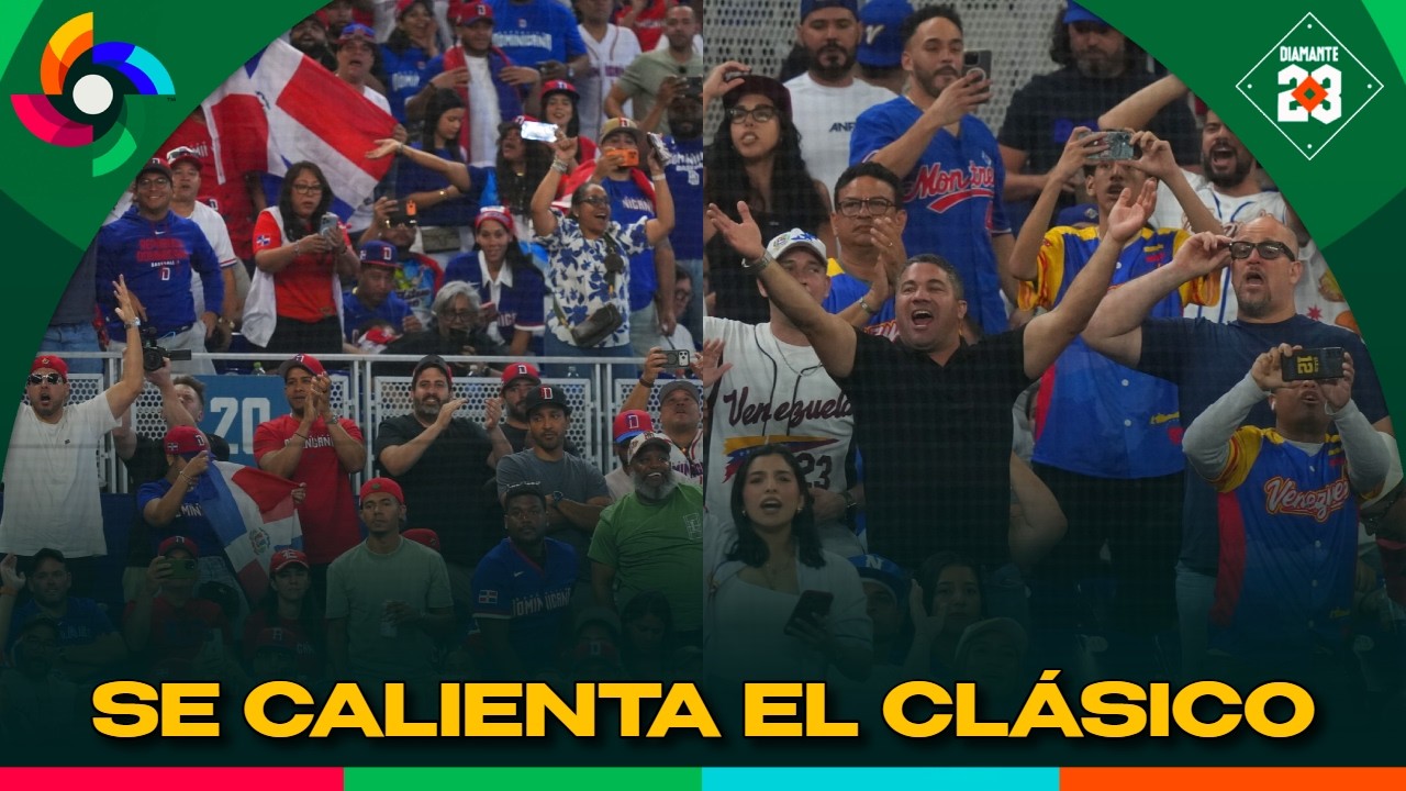 DOMINICANA vs VENEZUELA Rivalidad que se CALIENTA desde las tribunas al campo de juego | DIAMANTE 23