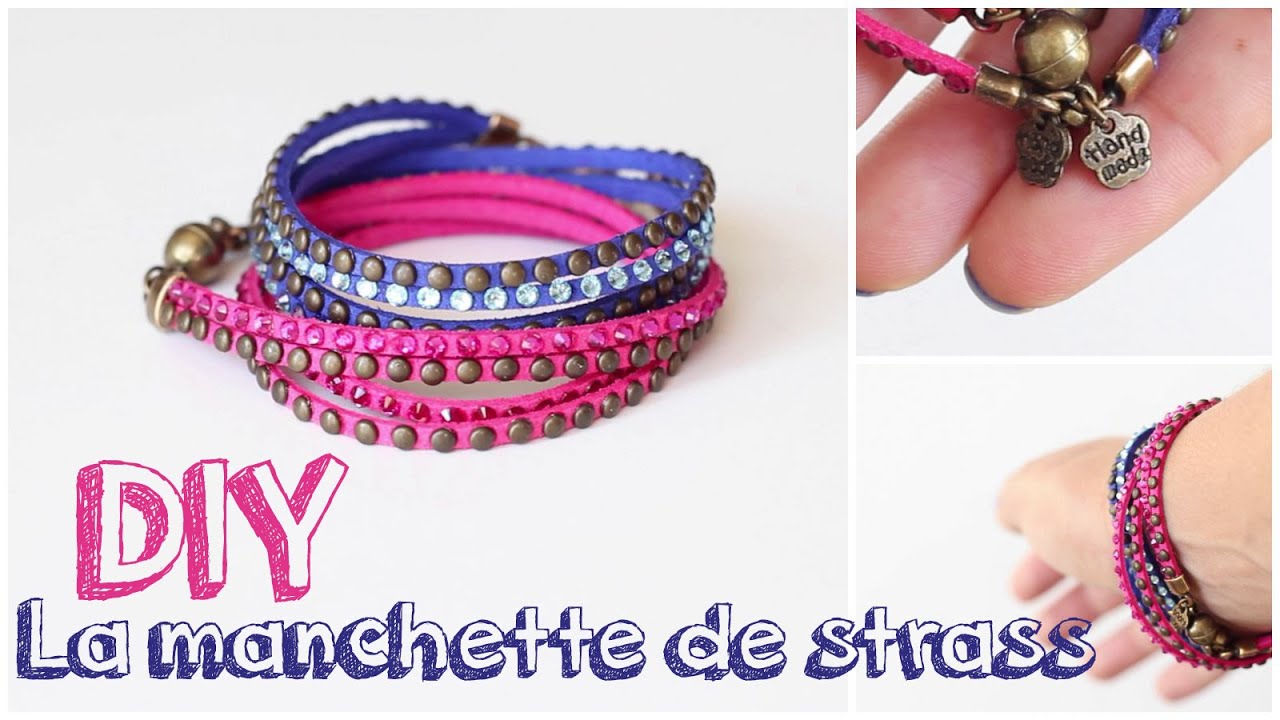 DIY # TUTO La manchette de strass
