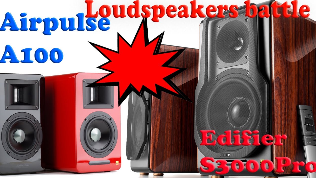 A100 vs S3000Pro. Airpulse против Edifier