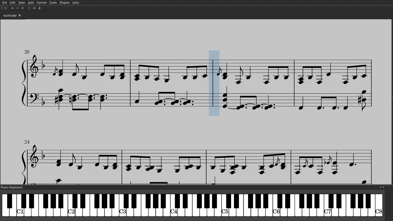 Plastic Tree - くちづけ (Kuchizuke) piano arrangement