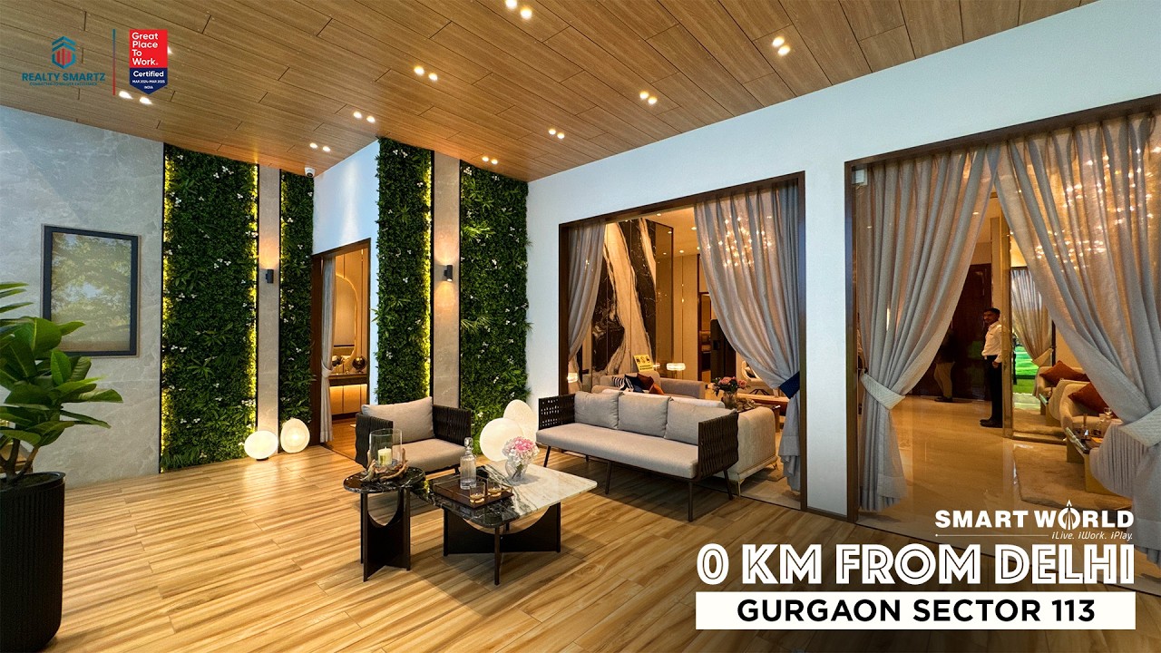 Best Project on Dwarka Expressway 0 KM from Delhi? Smartworld One DXP 4BHK Tour | Realty Smartz 075