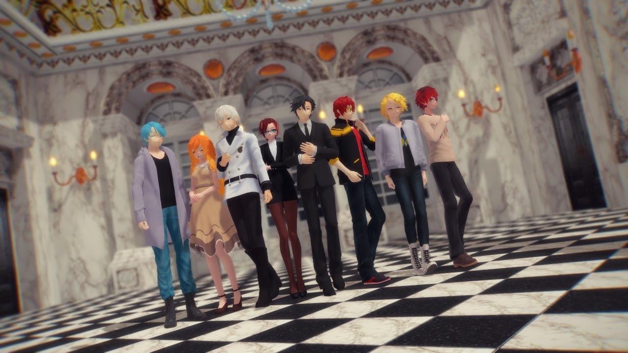 『 MMD 』 Rainbow RFA ◇ Mystic Messenger