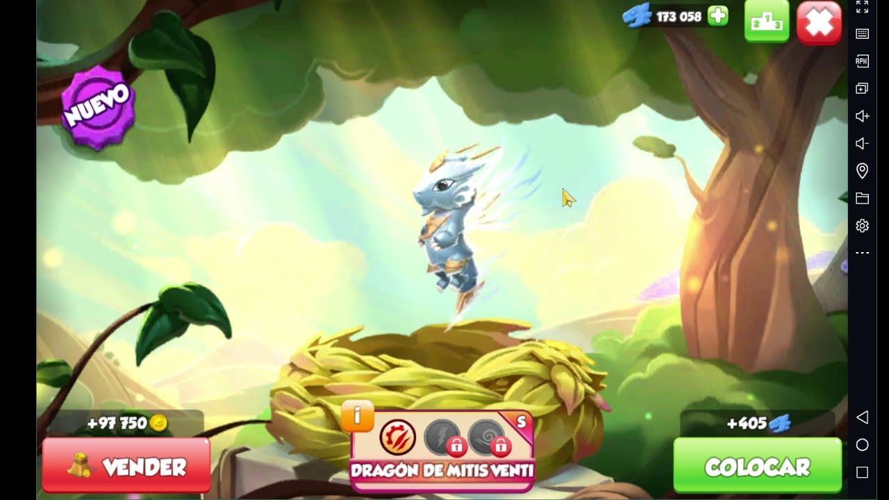 dragon mania legends dragón de mitis venti