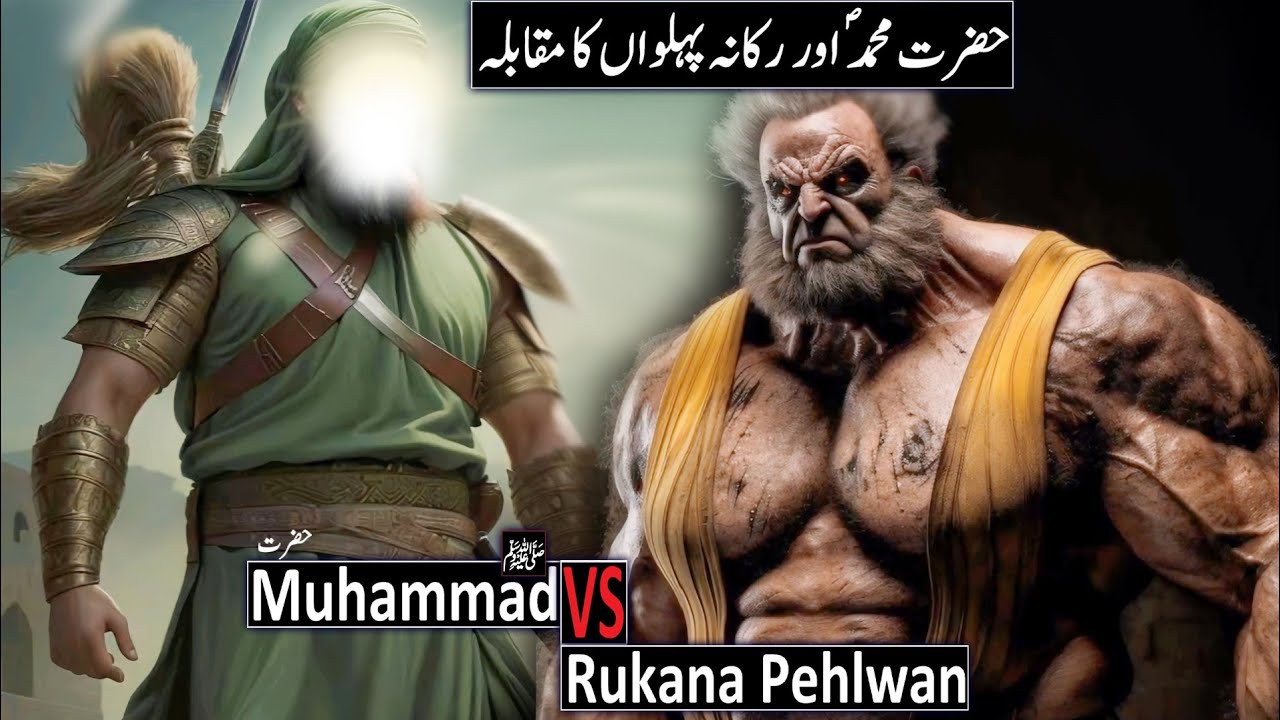 Hazrat Muhammad Ka Waqia | Hazrat Muhammad Saw - VS - Rukana Pehlwan | Raja Sarfaraz Tv