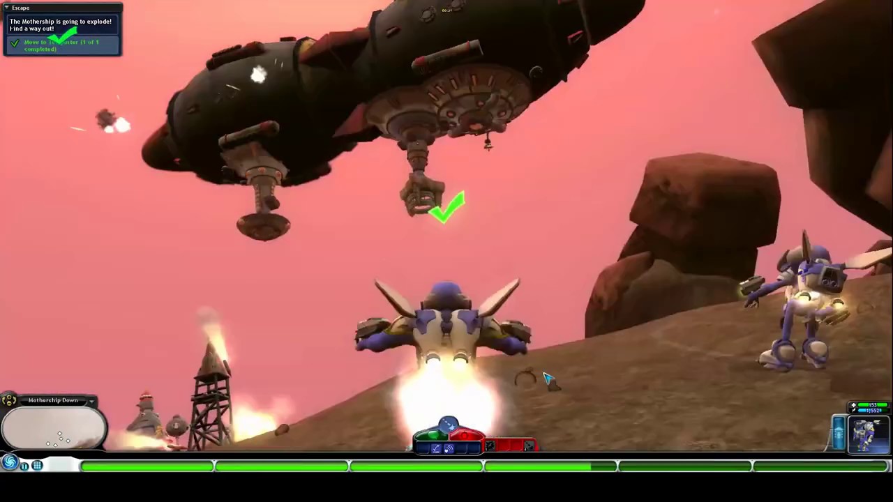 Spore Galactic Adventures Mothership Down in 0:30