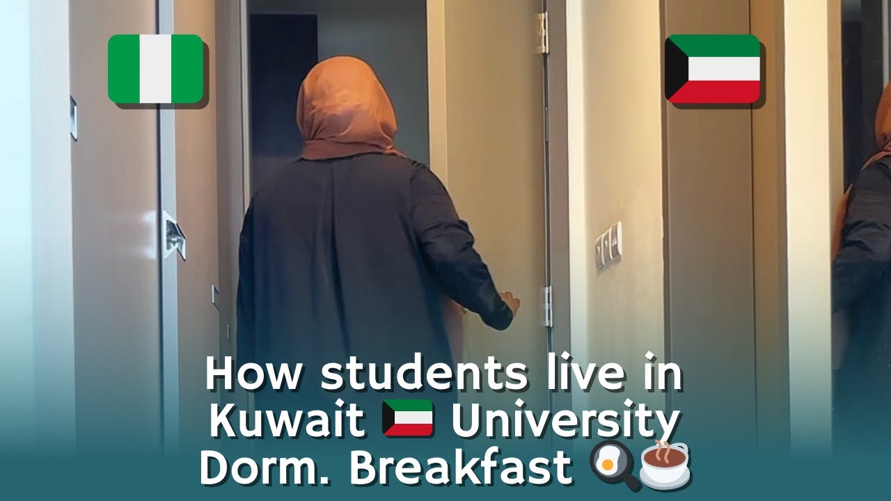 Пойдем со мной на завтрак 🍳 ☕️ Женское общежитие Кувейтского университета 🇰🇼