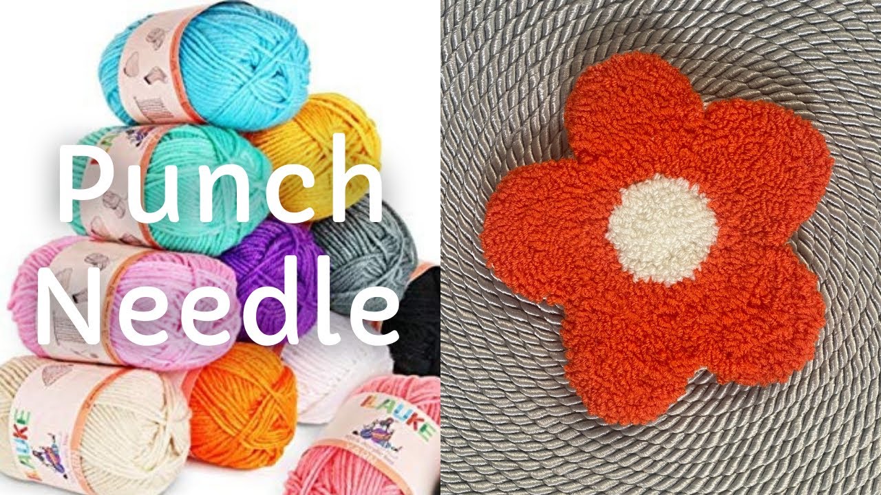Bu Bardak Altlığı Çok Moda! Punch Nakışı | Punch Nakışı Bardak Altlığı | Punch Needle