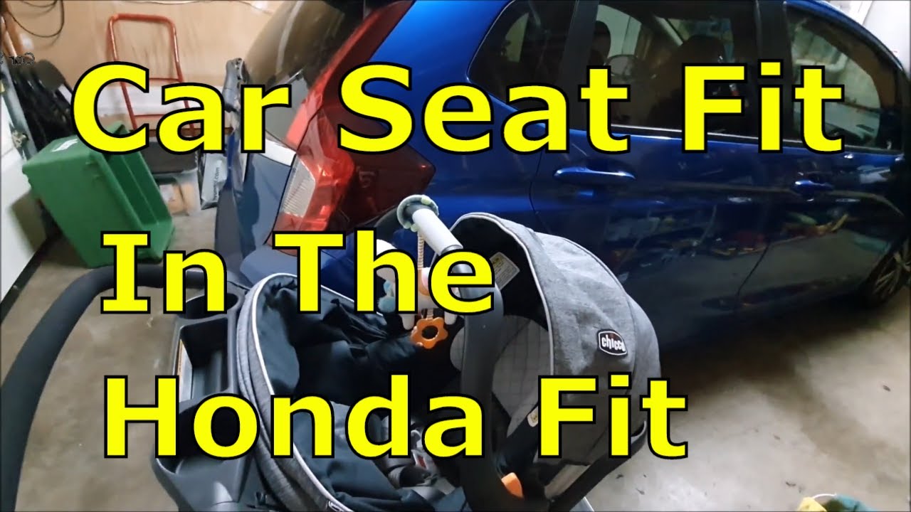 Установка автокресла и коляски в наш Honda Fit