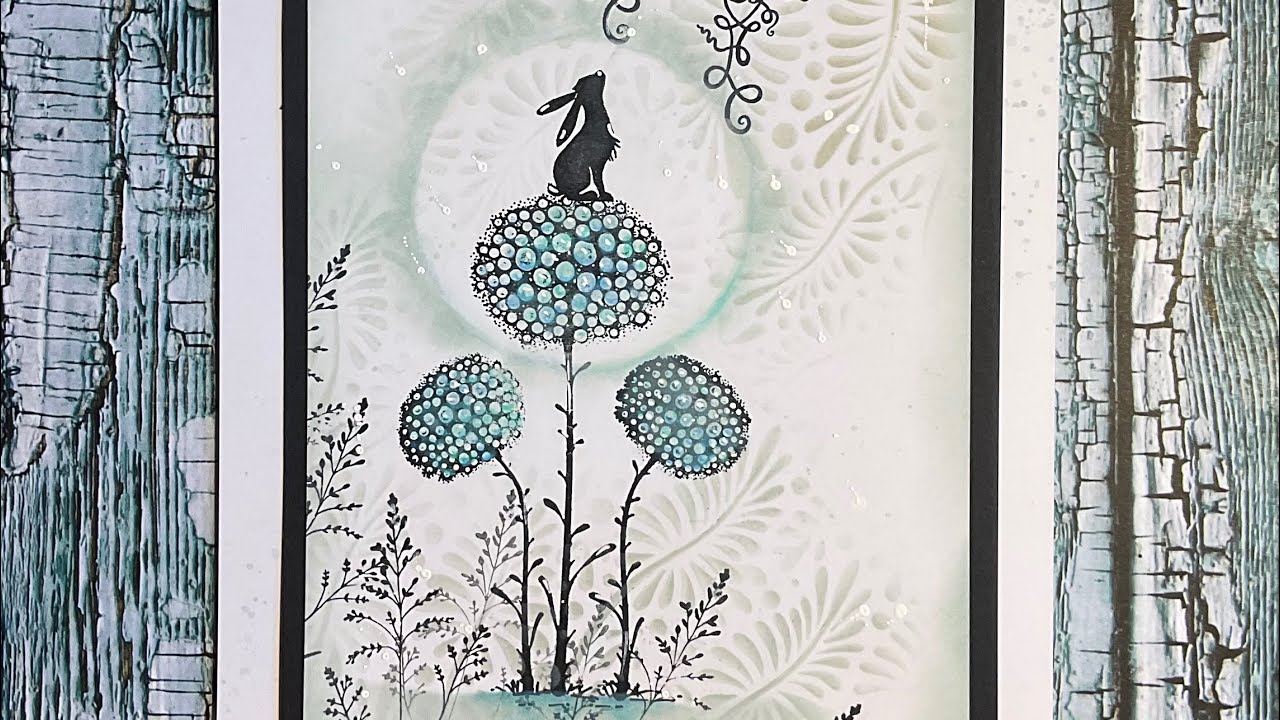 Delicate Stencil alongside Pipin # Lavinia Stamps