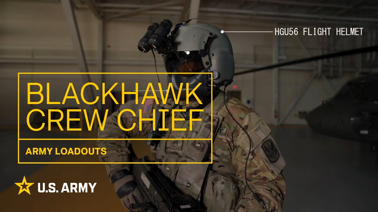 How do U.S. Army Blackhawk crew members arm themselves? | Army Loadouts | Army Lethality