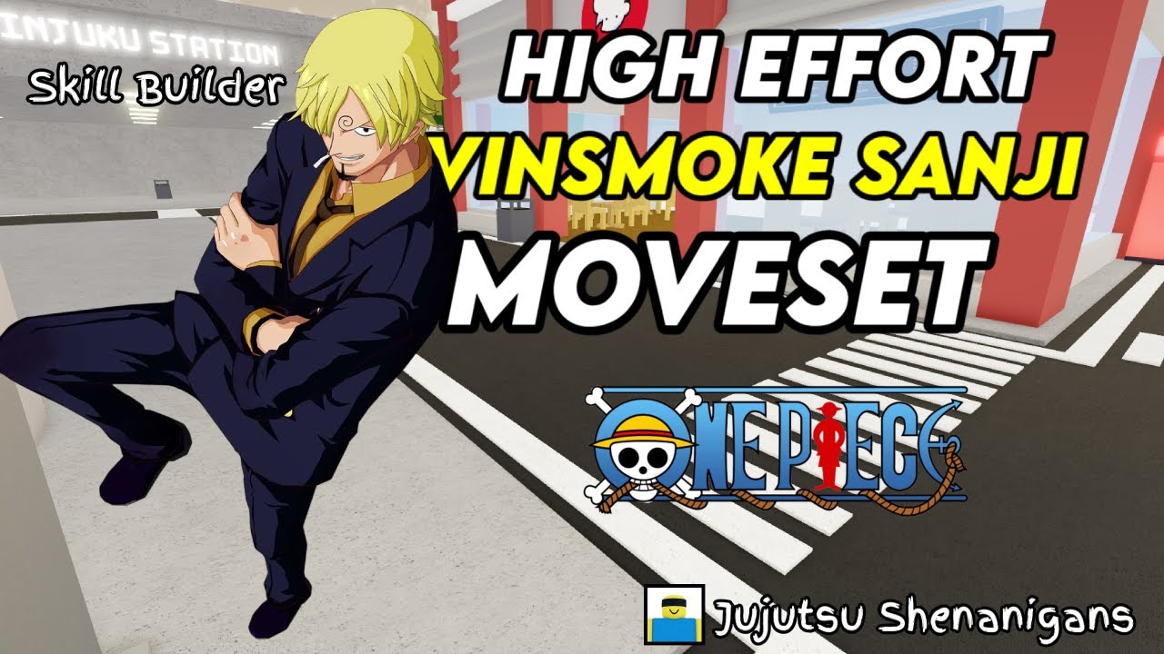 High Effort Sanji Moveset | JJS