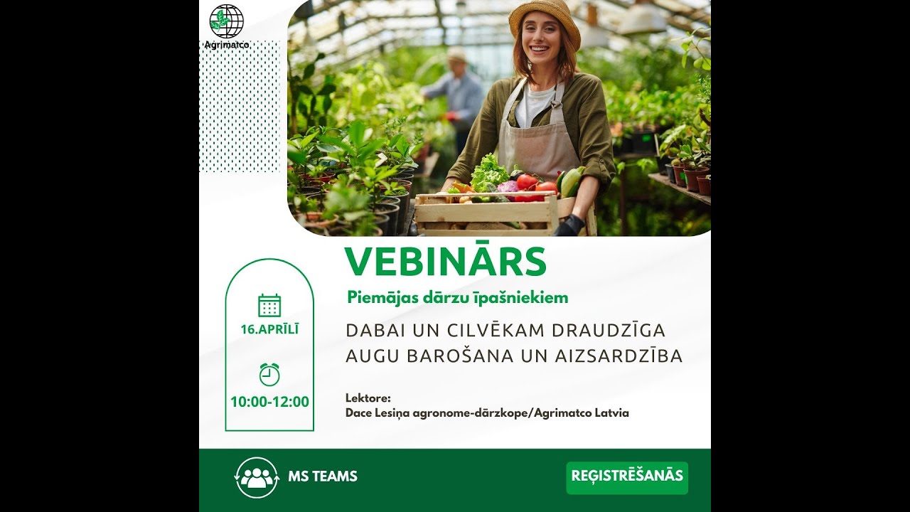 Piemājas dārzu īpašniekiem - dabai un cilvēkam draudzīga augu barošana un aizsardzība!