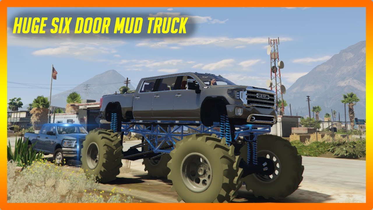 HUGE SIX DOOR MUD TRUCK SAVES THE DAY AT THE SWAMP!! - GTA 5 RP - OURP