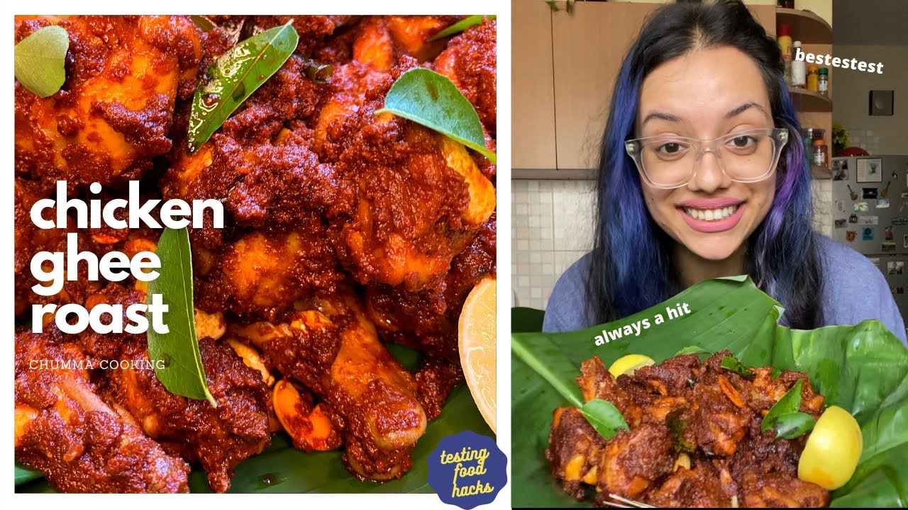 OG Mangalorean Chicken Ghee Roast Masala Recipe | Chumma Cooking