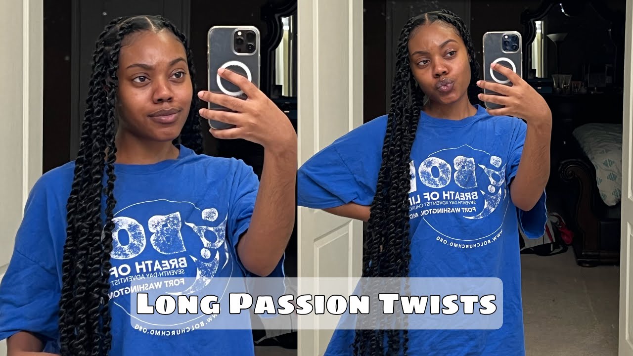 Long Passion Twist Tutorial | Using FreeTress Water Wave Hair