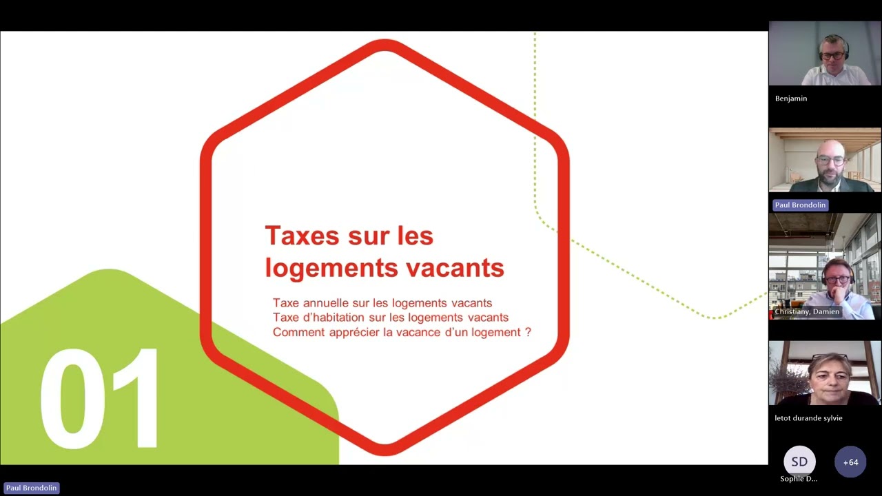 Webinaire fiscalit&eacute; locale au service de l'am&eacute;nagement du territoire