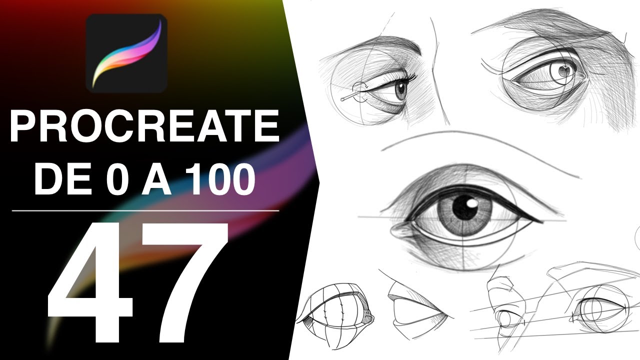 Cómo dibujar ojos. Curso intensivo leccion 47