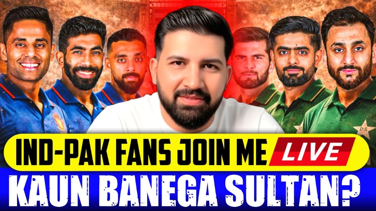 IND vs PAK Watchalong LIVE – Full Match with Fans from India & Pakistan! 🔥 T20 World Cup 2026