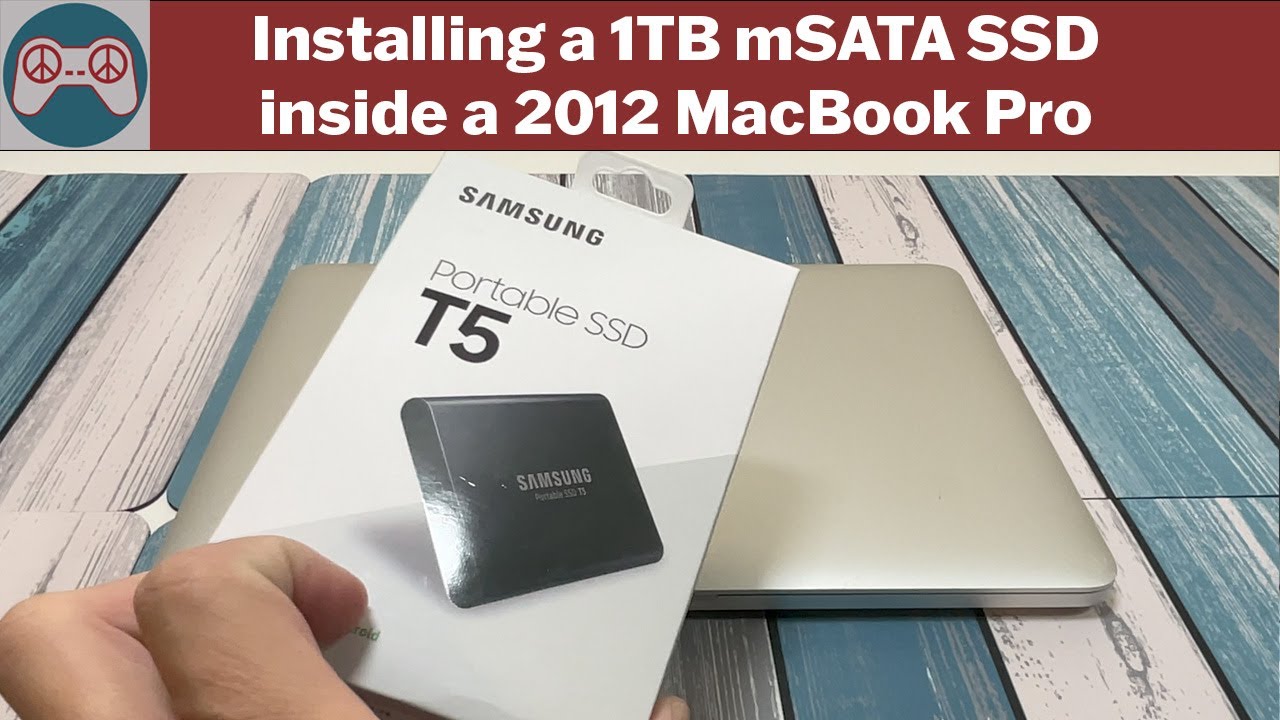 Модернизация MacBook Pro Retina 2012 года путем замены твердотельного накопителя Samsung T5 на 1 ...
