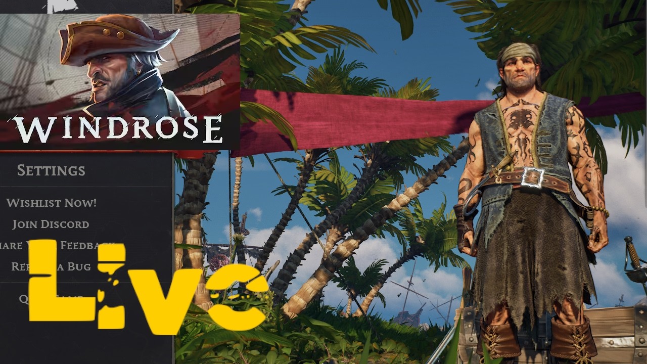 Arg lets DIVE IN Yee Land lubbers ! WINDROSE PIRATE GAME