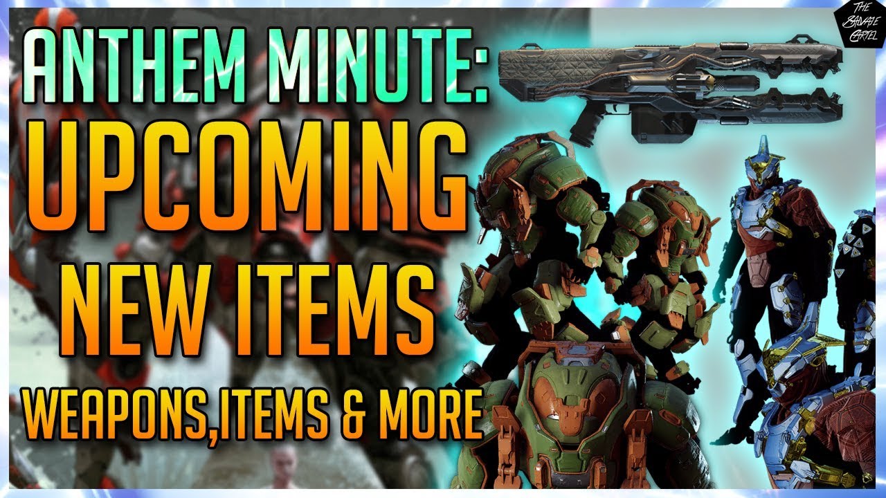 NEW WEAPONS,SUPPORT ABILITIES & ARMOR SETS COMING TO ANTHEM! [ANTHEM MINUTE]