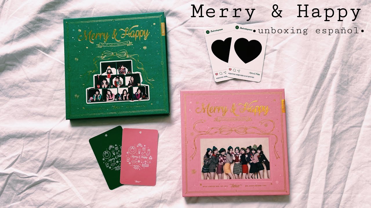 TWICE 트와이스 Merry & Happy | unboxing español