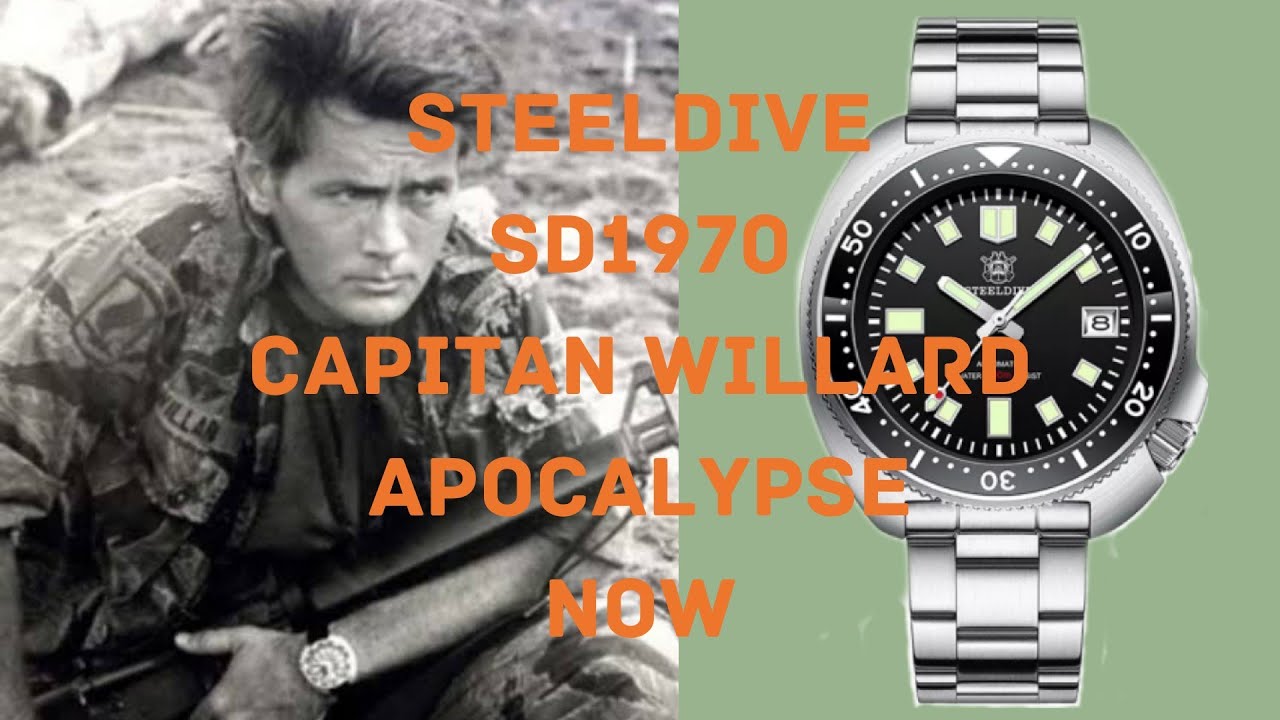 Excelente Alternativa STEELDIVE SD1970 El Mejor Homenaje a SEIKO Tortuga 6105 Capitán Willard
