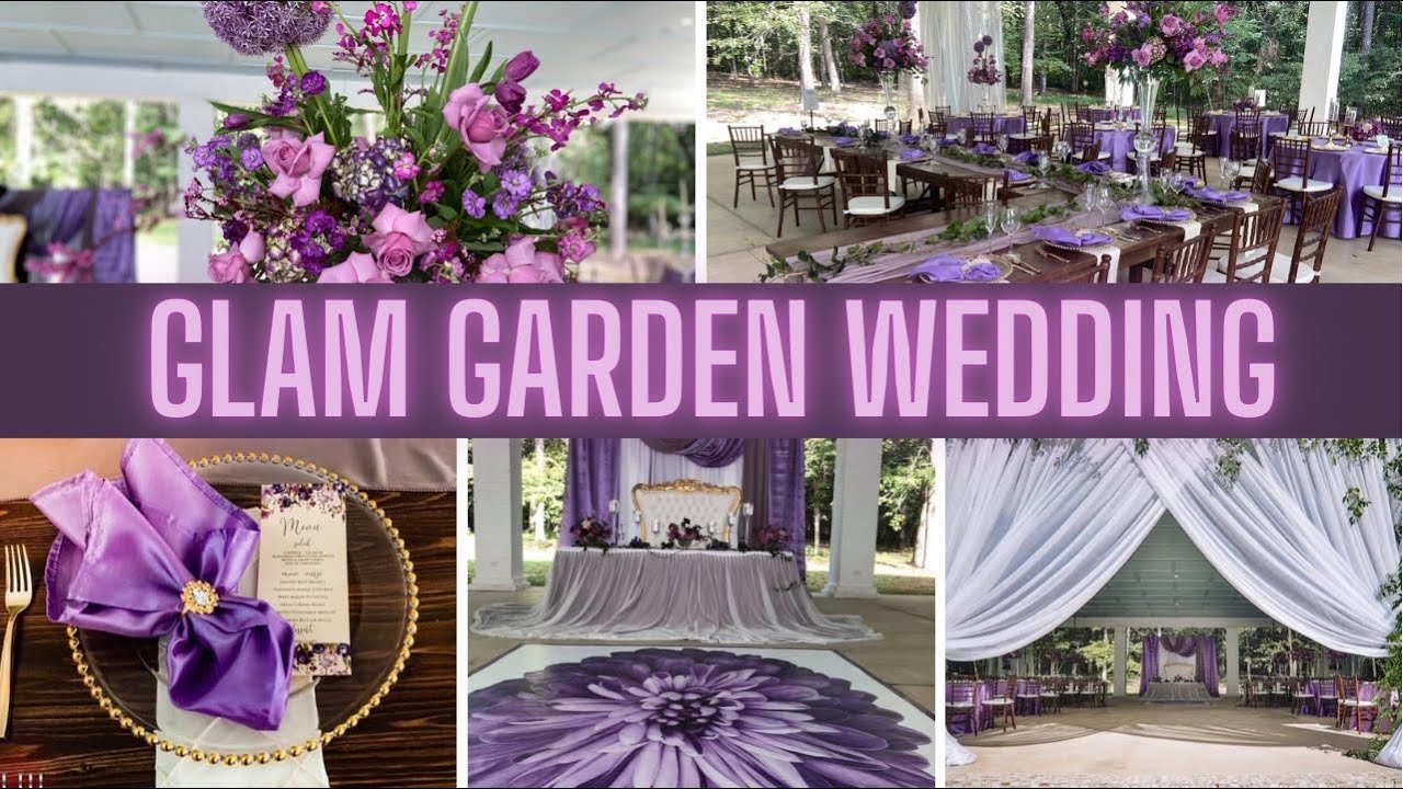 GLAM GARDEN WEDDING| EVENT PLANNING, BACKDROPS AND MORE | LIVING LUXURIOUSLY FOR LESS