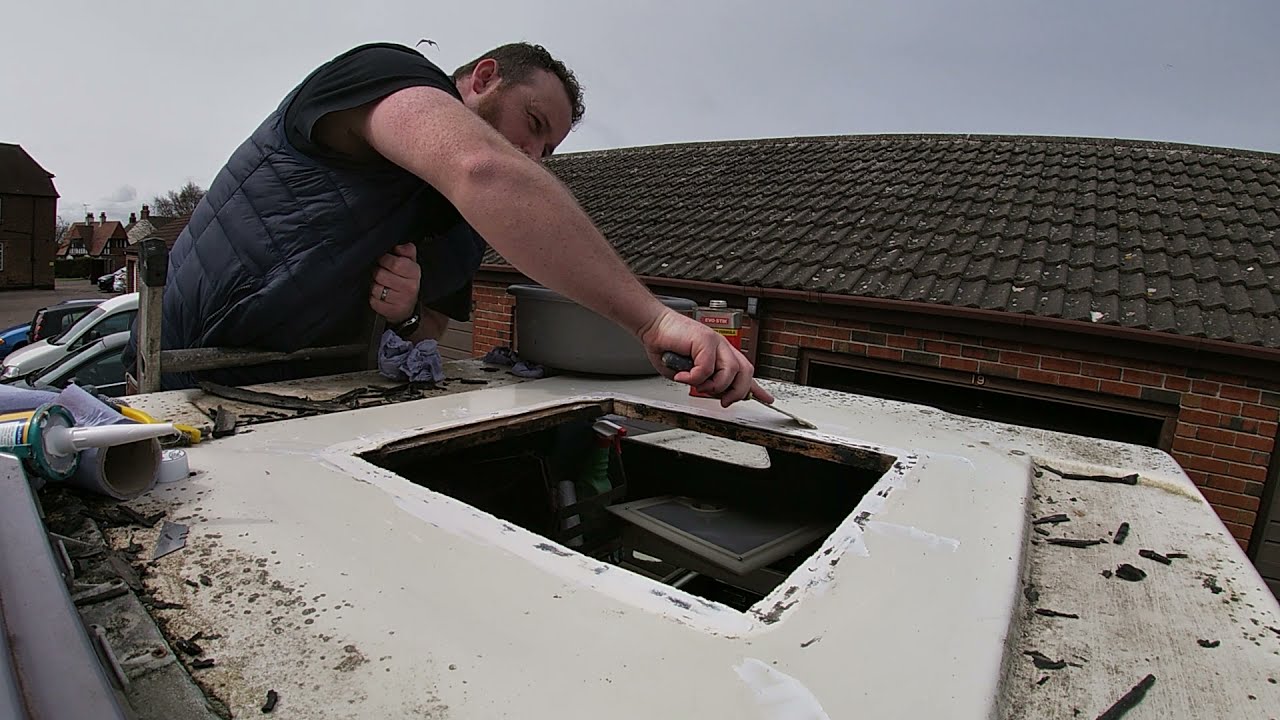 How I fitted the Fiamma Roof Vent Sky Light on my campervan